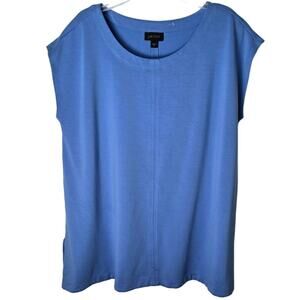 J Jill Wearable Collection Cap Sleeve Blouse size Medium so soft